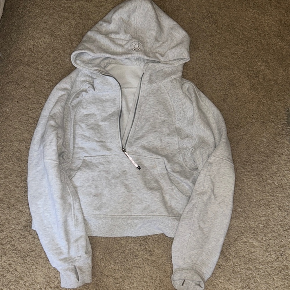 Lululemon half zip oversized scuba